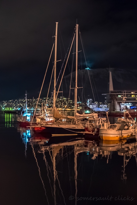 Yachten im Hafen von Tromsø